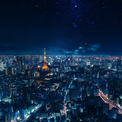 Tokyo Night Sky