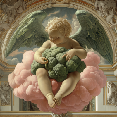Floating Broccoli in a Dreamy Theater