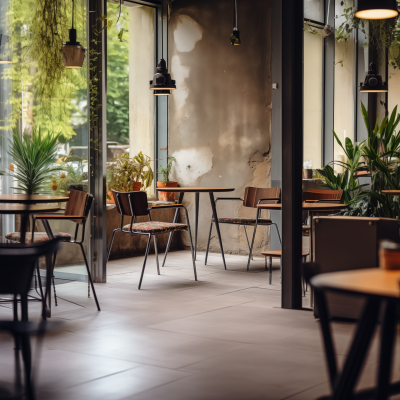 Modern Coffee Shop Interior