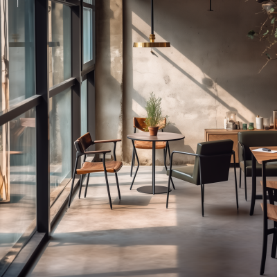 Modern Coffee Shop Interior