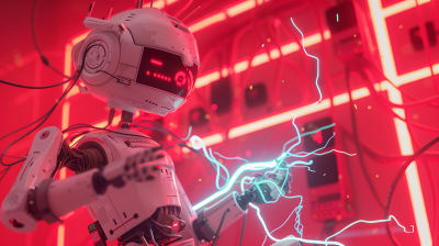 Futuristic AI Control Room