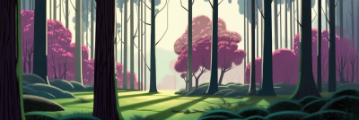 Classic Animated Forest Background
