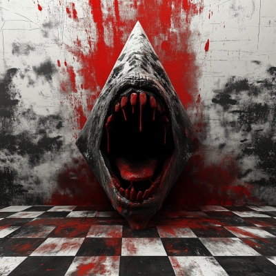 Surreal Chessboard Nightmare