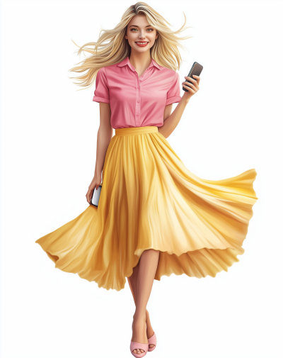 Confident Fashion Pose