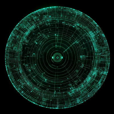Green Radar Screen