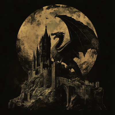 Dragon Vintage Graphic