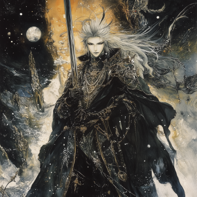 Dark Prince Art by Yoshitaka Amano