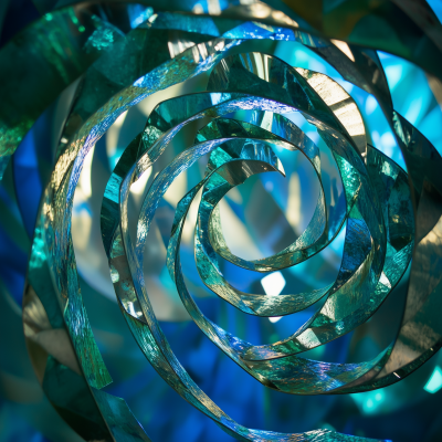 Spinning Metal Fragments