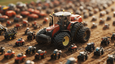 Futuristic Farm Field