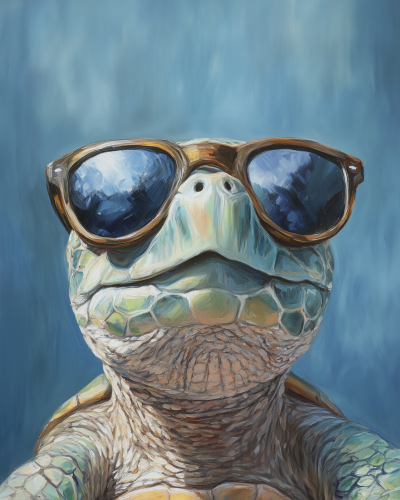 Turtle in Sunglasses