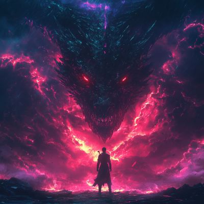 Lone Warrior vs. Demonic Dragon