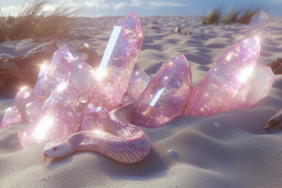 Holographic Crystals on the Beach