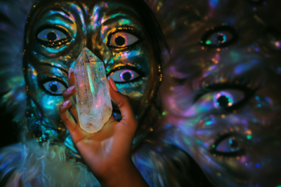 Luminous Holographic Crystal