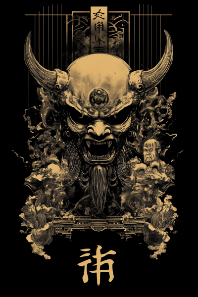 Cyberpunk Metal Band Poster