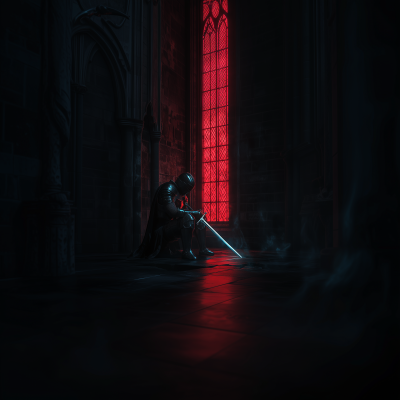 Kneeling Knight