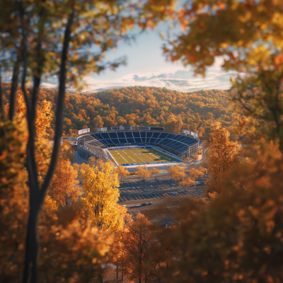 Autumn Football Stadium