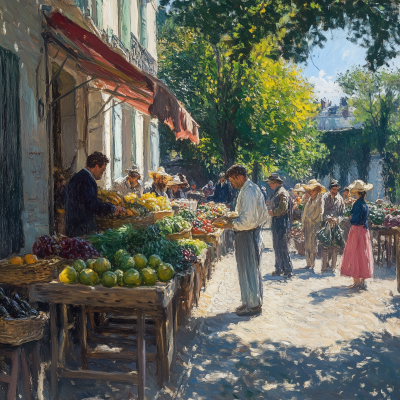 Sunday Calm at the Farmer’s Market