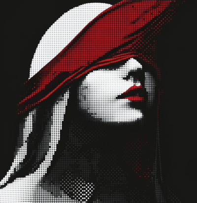Nun’s Face Glitch Art