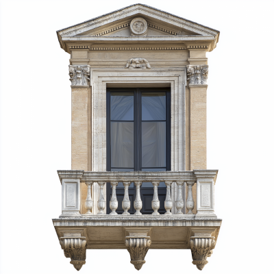 Vatican Balcony Window
