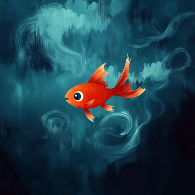 Little Red Fish in the Ocean