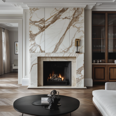 Elegant Kensington Chelsea Fireplace