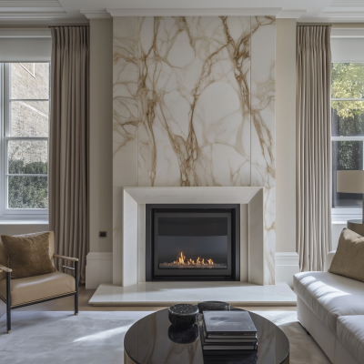Elegant Kensington Chelsea Fireplace
