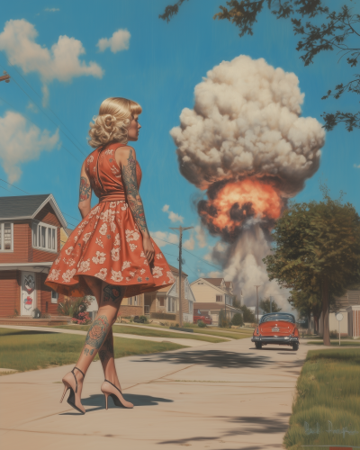 Tattooed Nun in the 1950s