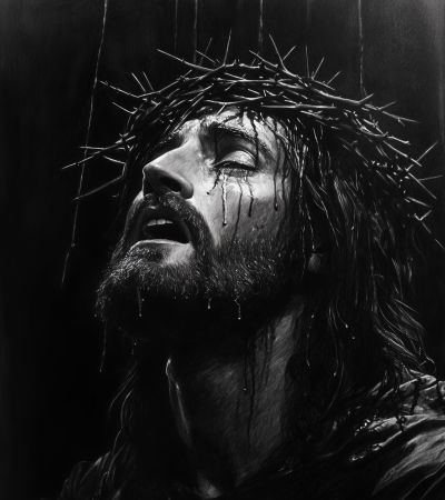 Crying Jesus Portrait