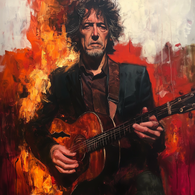 Bob Dylan On Fire