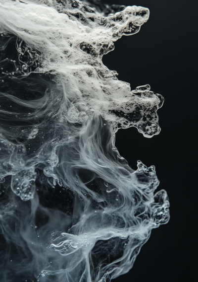 Closeup of Paint in Water
