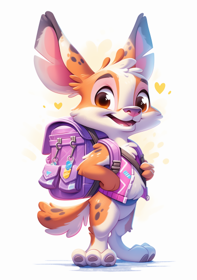 Colorful Cartoon Character