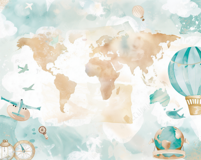 Abstract Travel Background