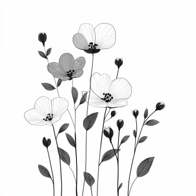 Flowering Plants Illustration