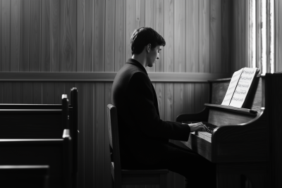 Piano in the Woods