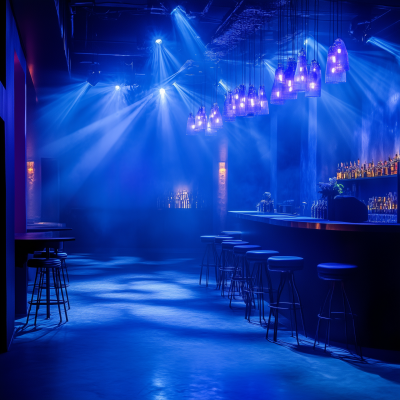 Blue Club Party Background