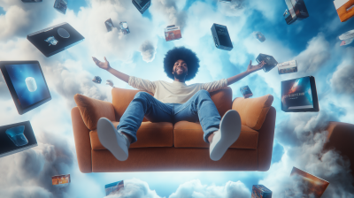 Floating in a Surreal Universe