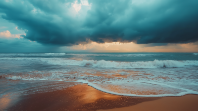 Whimsical Ocean Storm