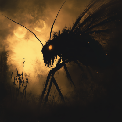 Silhouette of a Monster Bug