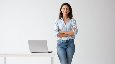 Female Virtual Assistant at Work