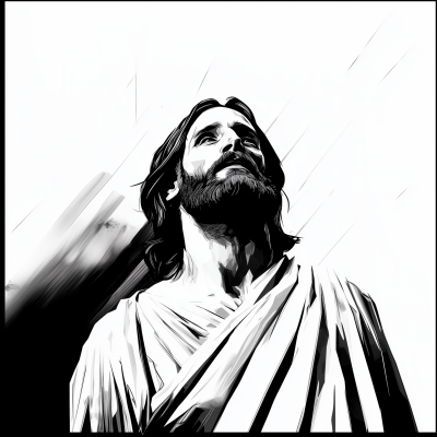 Confident Jesus Smirk
