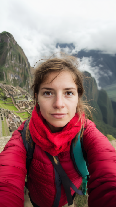 Selfie at Machu Picchu