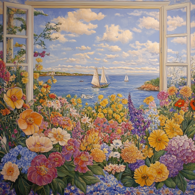 Newport Flower Scene