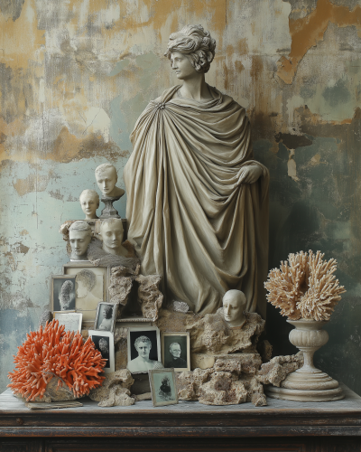 Surreal Antique Statue