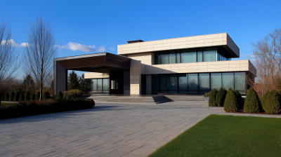 Ultra Modern House Front View