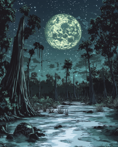 Night Sky Over Dagobah