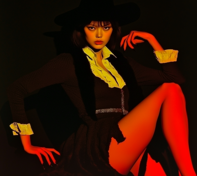 Model in Chic Fashion
