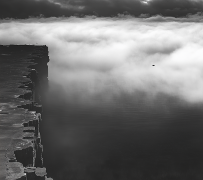 Misty English Seaside