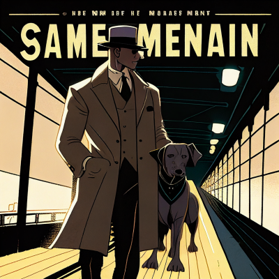 Noir Spy on Platform
