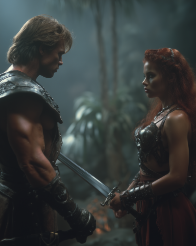 Epic Combat Training Scene