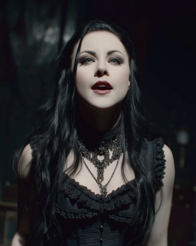 Gothic Singer in Action